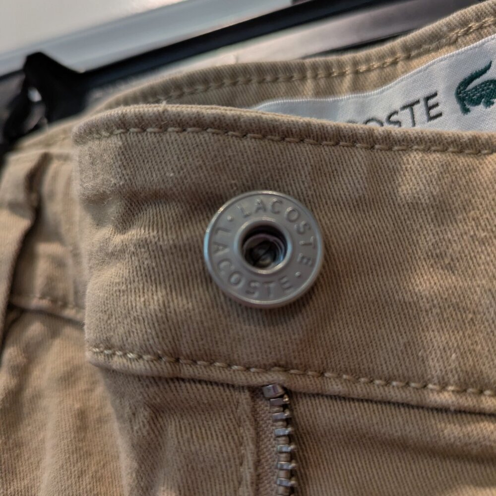 Lacoste Men's Slim-Fit Chino Pants 34/34 View 2